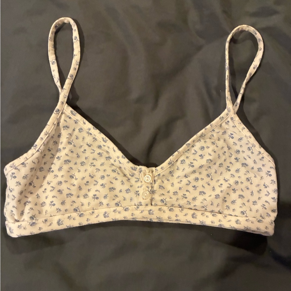 Assorted tops by Brandy Melville - floral, white and sage green - Picture 4 of 8